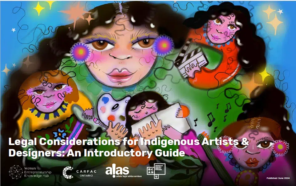 Artwork of indigenous artists in various disciplines collaged together